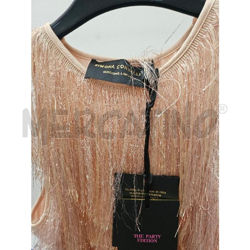 ABITO DONNA ROSA CON FRANGE SIMONA CORSELLINI | Mercatino dell'Usato Marsala 2
