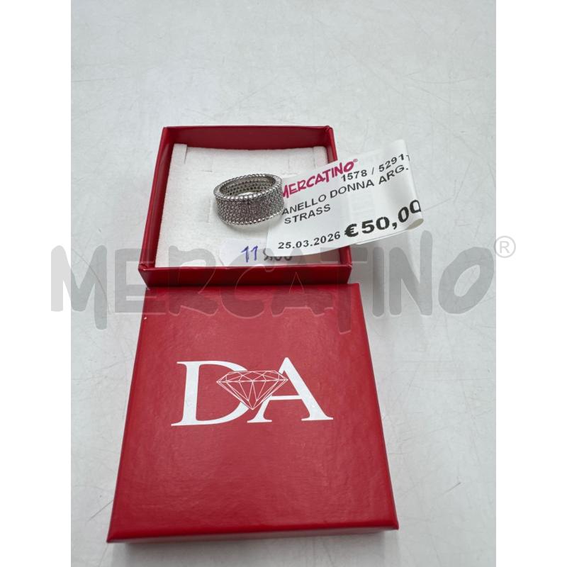 ANELLO DONNA ARG. CON STRASS | Mercatino dell'Usato Marsala 1