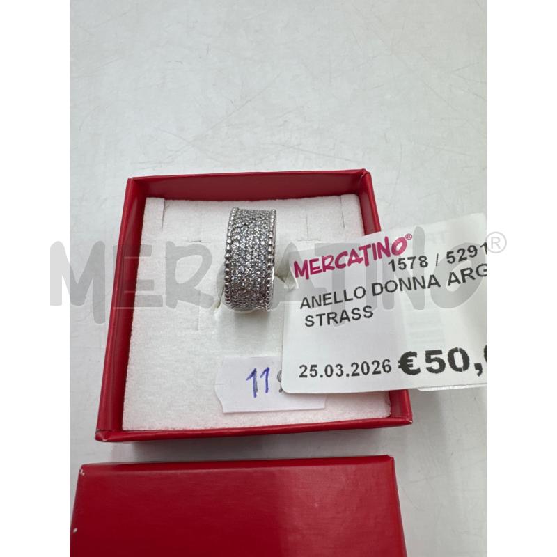 ANELLO DONNA ARG. CON STRASS | Mercatino dell'Usato Marsala 2