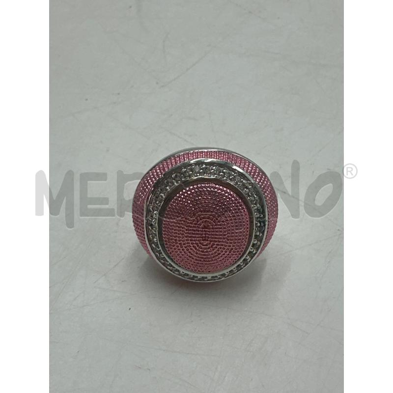ANELLO DONNA BYBLOS ROSA E STRASS | Mercatino dell'Usato Marsala 3