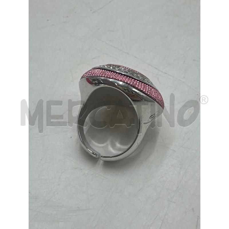 ANELLO DONNA BYBLOS ROSA E STRASS | Mercatino dell'Usato Marsala 4