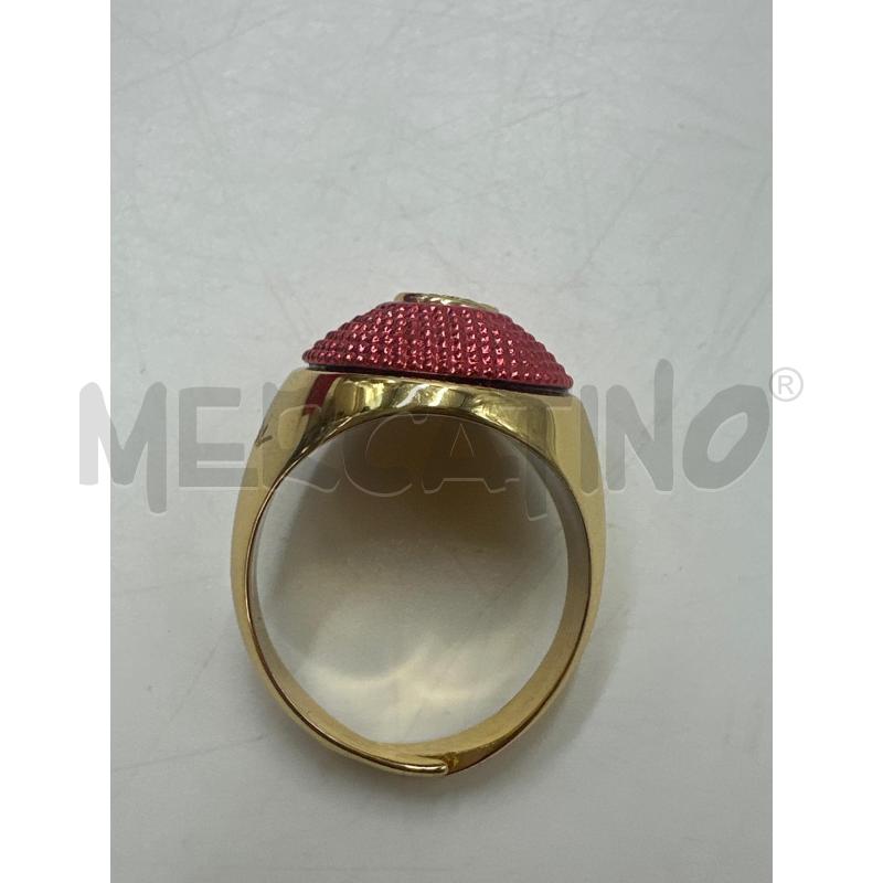 ANELLO DONNA DORATO E ROSSO OSA | Mercatino dell'Usato Marsala 2