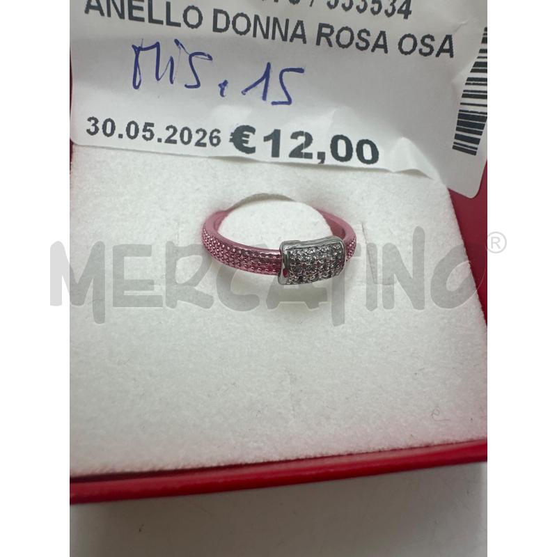 ANELLO DONNA ROSA OSA | Mercatino dell'Usato Marsala 2