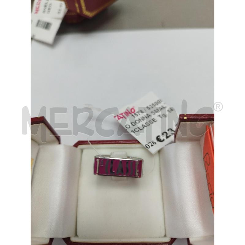 ANELLO DONNA SMALTO FUCSIA 1CLASSE | Mercatino dell'Usato Marsala 1