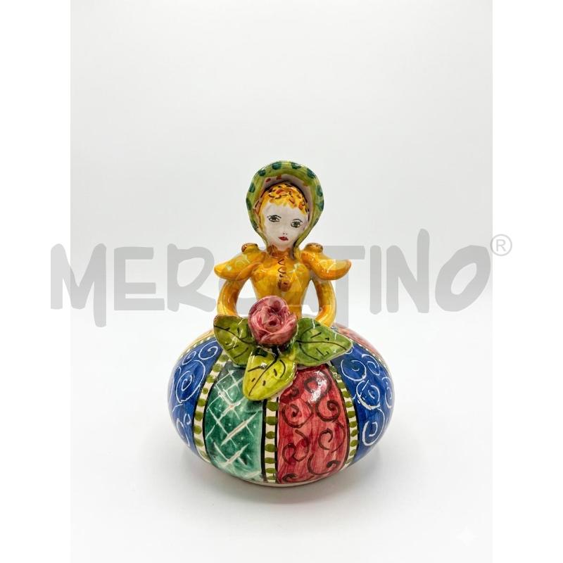 BAMBOLINA IN CERAMOCA COLORATA | Mercatino dell'Usato Marsala 1