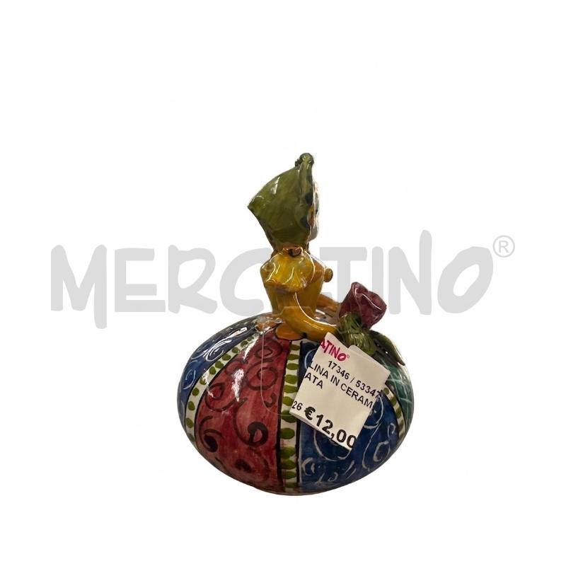 BAMBOLINA IN CERAMOCA COLORATA | Mercatino dell'Usato Marsala 4