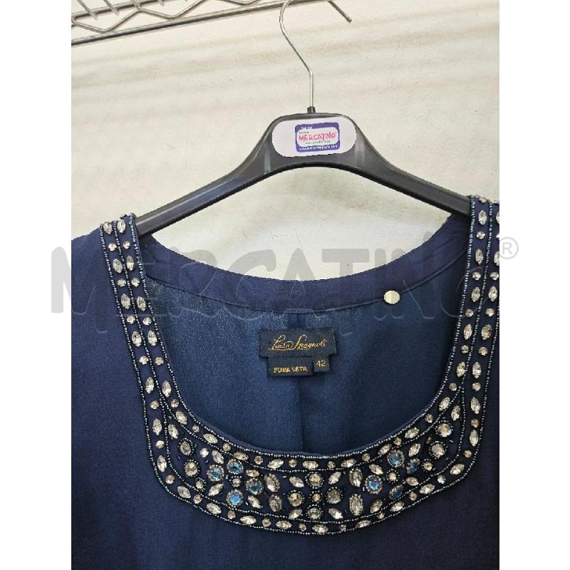 BLUSA DONNA BLU STRASS LUISA SPAGNOLI | Mercatino dell'Usato Marsala 2