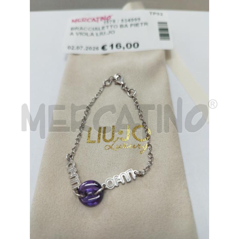 BRACCIALETTO BA PIETRA VIOLA LIU.JO | Mercatino dell'Usato Marsala 2