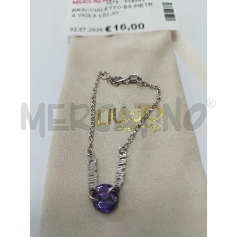 BRACCIALETTO BA PIETRA VIOLA LIU.JO | Mercatino dell'Usato Marsala 3