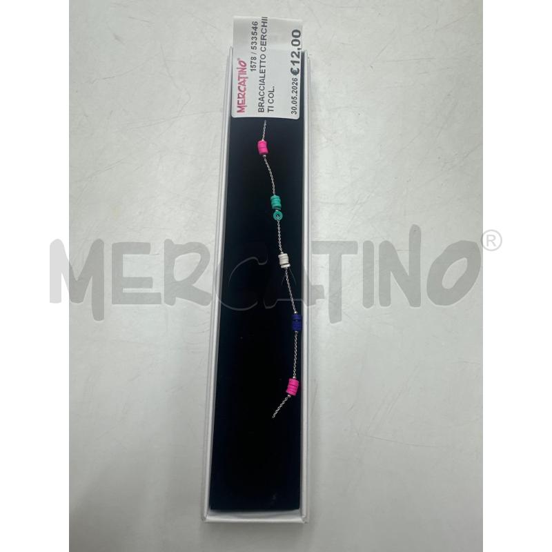 BRACCIALETTO CERCHIETTI COL. | Mercatino dell'Usato Marsala 1