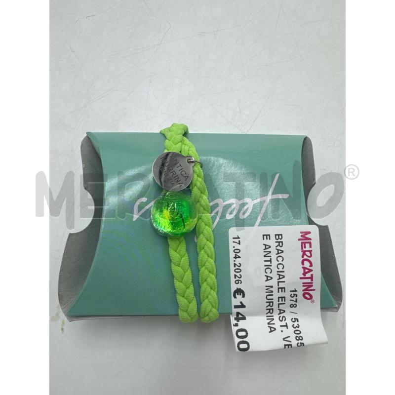 BRACCIALE ELAST. VERDE ANTICA MURRINA | Mercatino dell'Usato Marsala 1