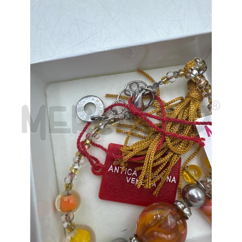 BRACCIALE GIALLO ARANCIO ANTICA MURRINA | Mercatino dell'Usato Marsala 2