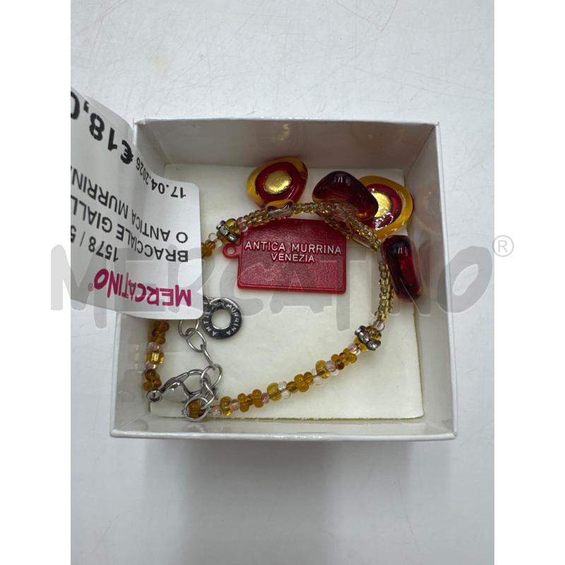 BRACCIALE GIALLO ROSSO ANTICA MURRINA | Mercatino dell'Usato Marsala 1