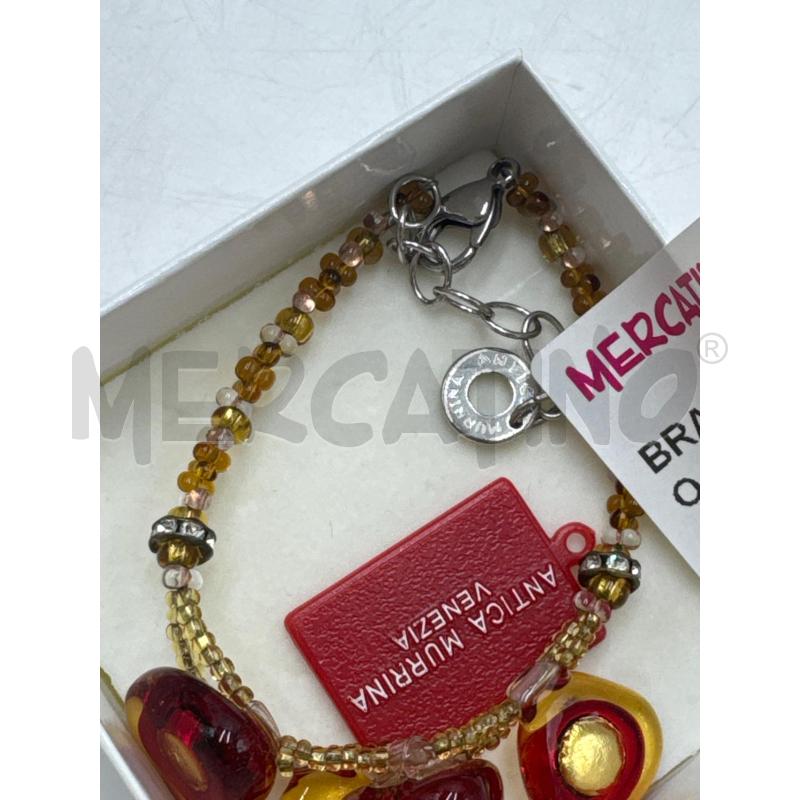 BRACCIALE GIALLO ROSSO ANTICA MURRINA | Mercatino dell'Usato Marsala 2