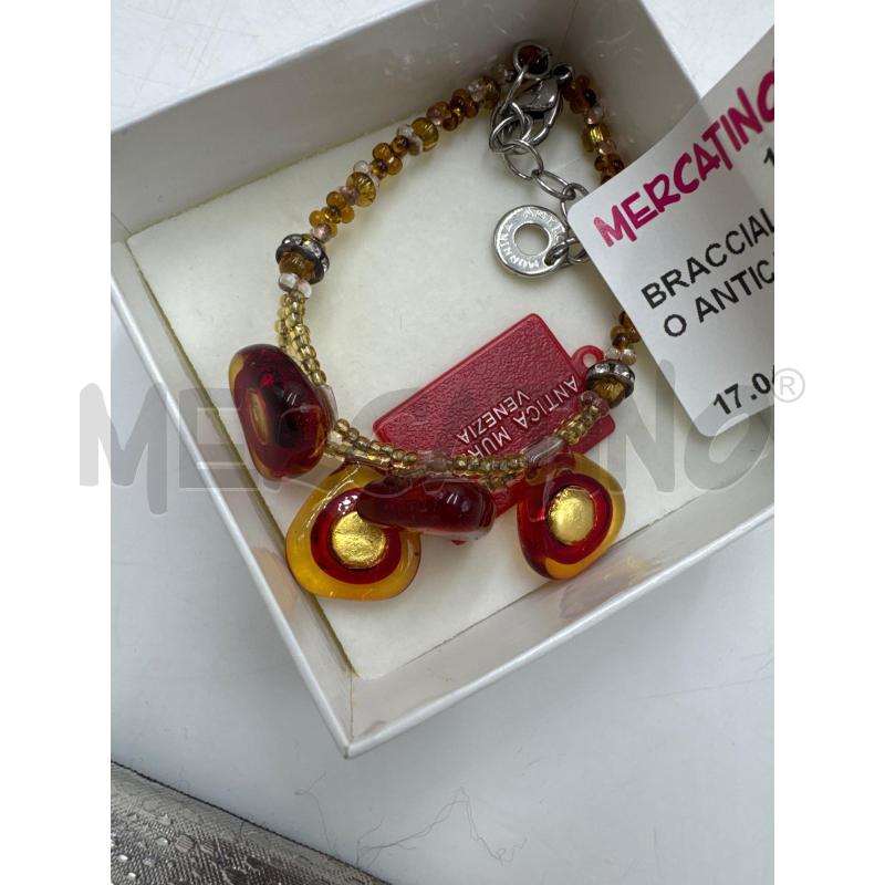 BRACCIALE GIALLO ROSSO ANTICA MURRINA | Mercatino dell'Usato Marsala 3