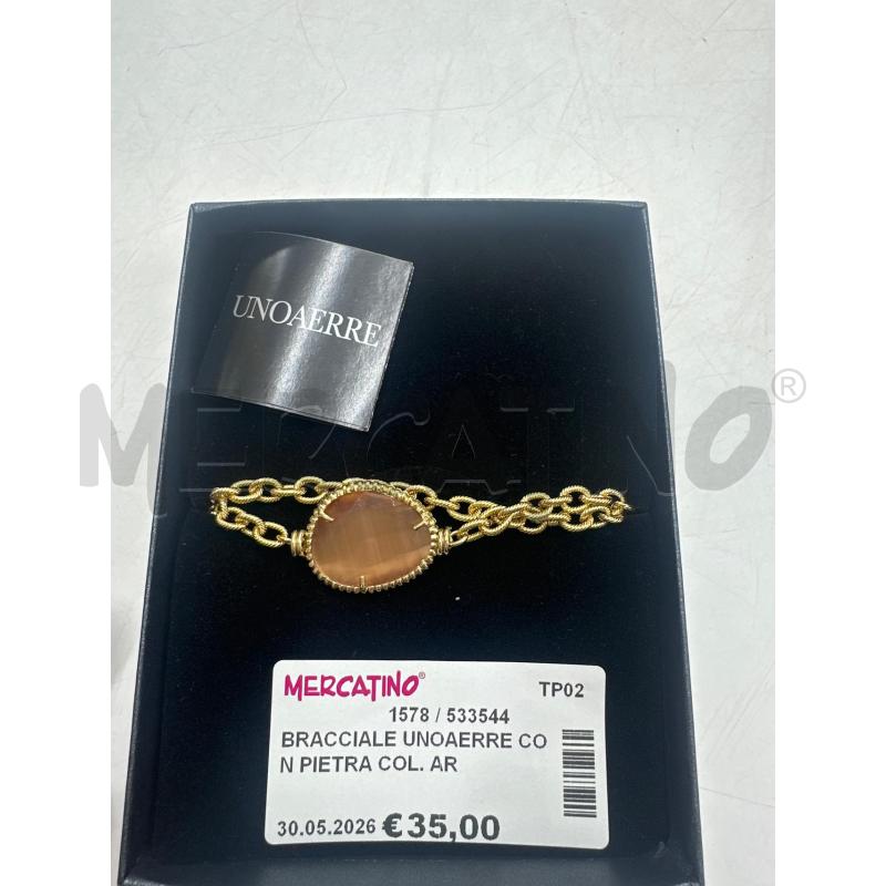 BRACCIALE UNOAERRE CON PIETRA COL. ARANCIO | Mercatino dell'Usato Marsala 1