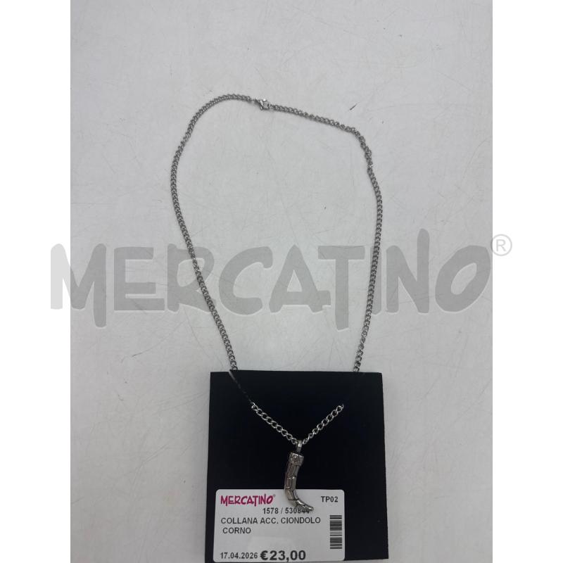 COLLANA ACC. CIONDOLO CORNO | Mercatino dell'Usato Marsala 2