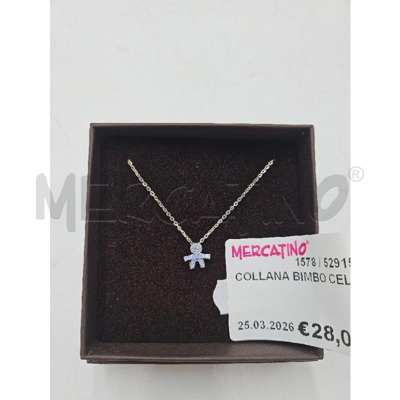 COLLANA BIMBO CELESTE  | Mercatino dell'Usato Marsala 1