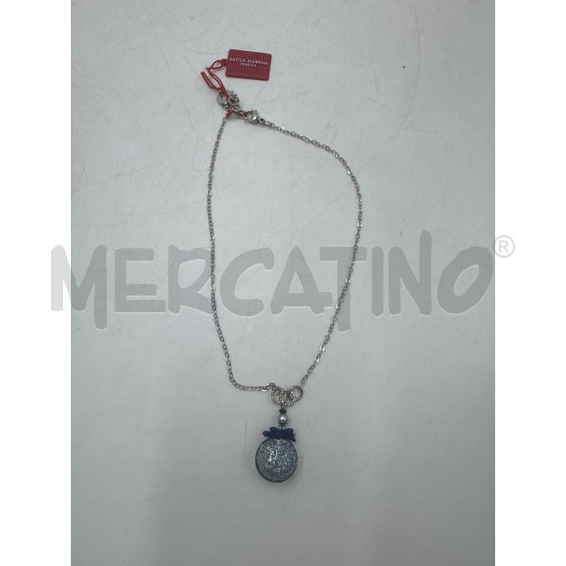 COLLANA CIONDOLO AZZ. ANTICA MURRINA | Mercatino dell'Usato Marsala 1