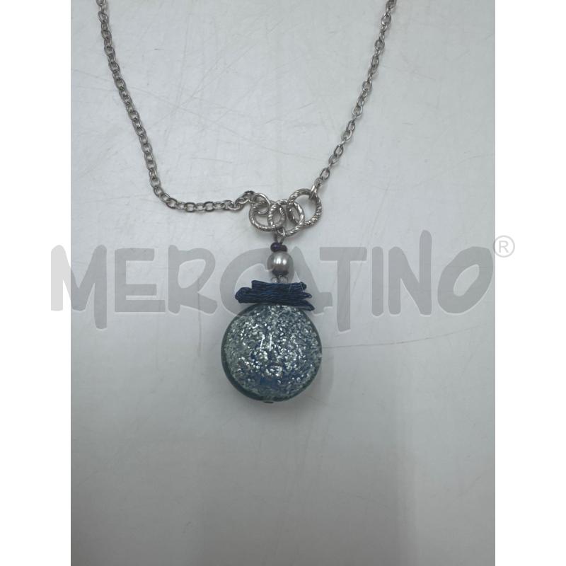COLLANA CIONDOLO AZZ. ANTICA MURRINA | Mercatino dell'Usato Marsala 3