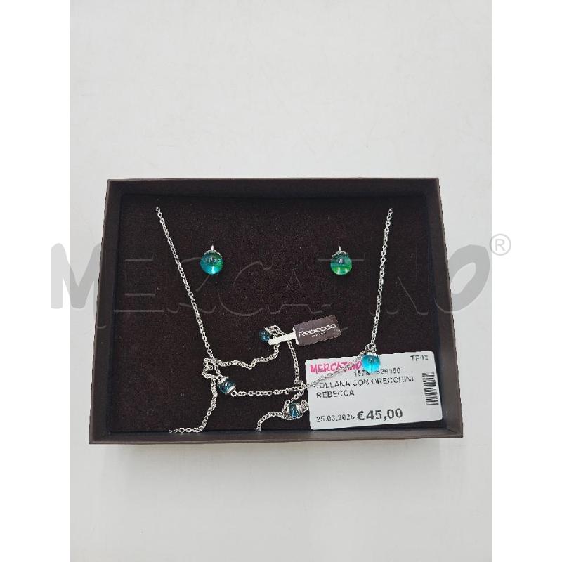 COLLANA CON ORECCHINI REBECCA  | Mercatino dell'Usato Marsala 1
