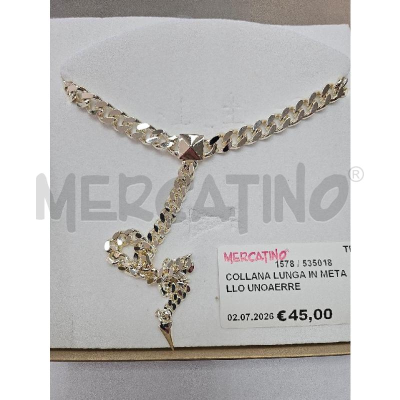 COLLANA LUNGA IN METALLO UNOAERRE | Mercatino dell'Usato Marsala 1