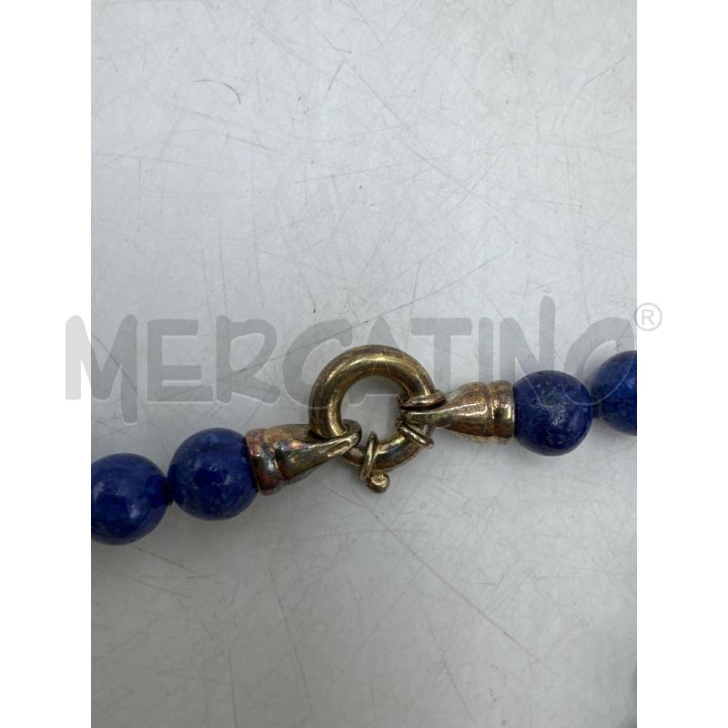 COLLANA PERLE BLU CON GANCIO | Mercatino dell'Usato Marsala 2