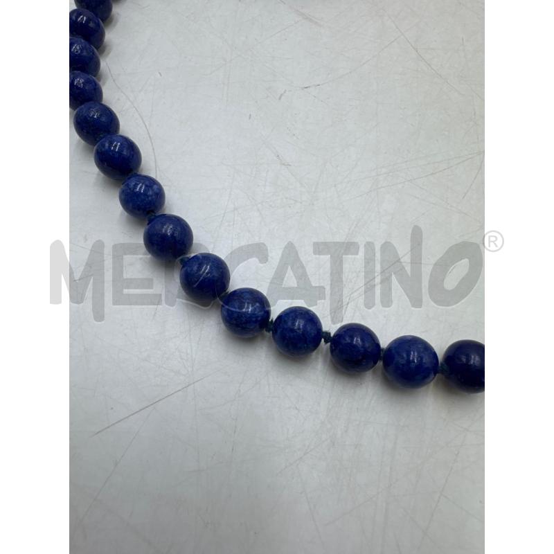 COLLANA PERLE BLU CON GANCIO | Mercatino dell'Usato Marsala 3