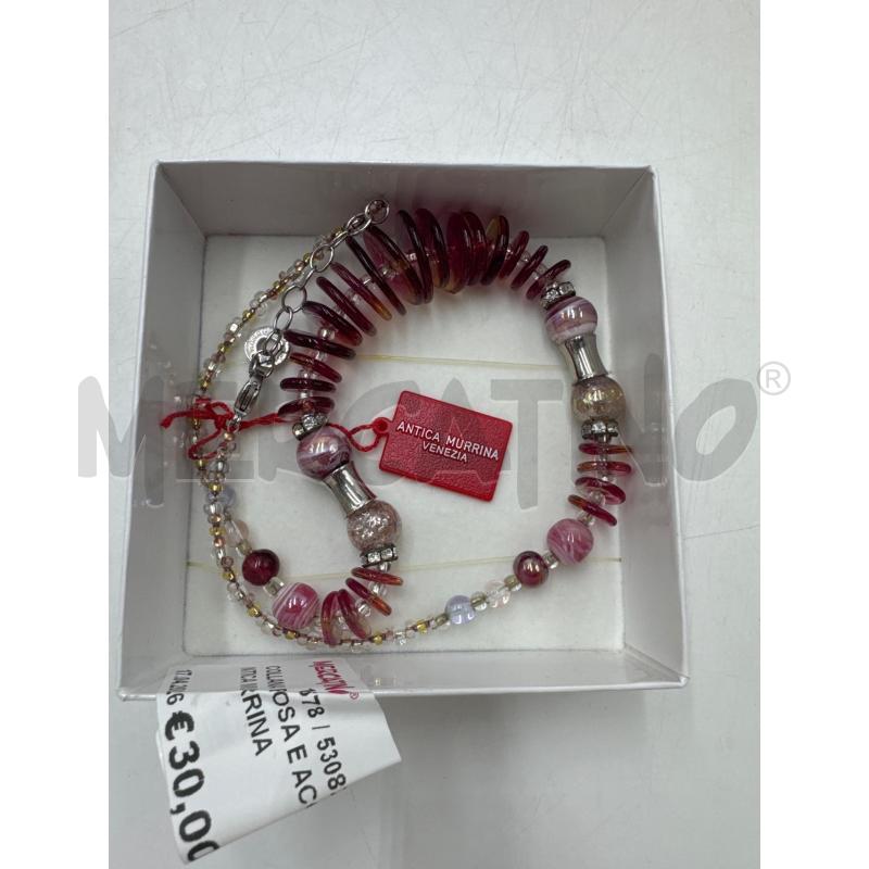 COLLANA ROSA E ACC. ANTICA MURRINA | Mercatino dell'Usato Marsala 1