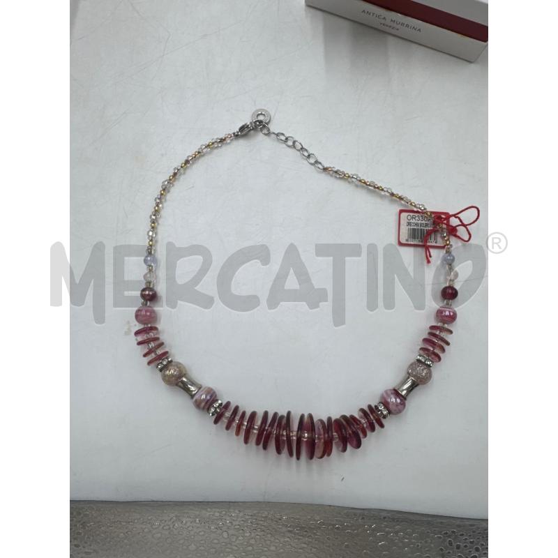 COLLANA ROSA E ACC. ANTICA MURRINA | Mercatino dell'Usato Marsala 2
