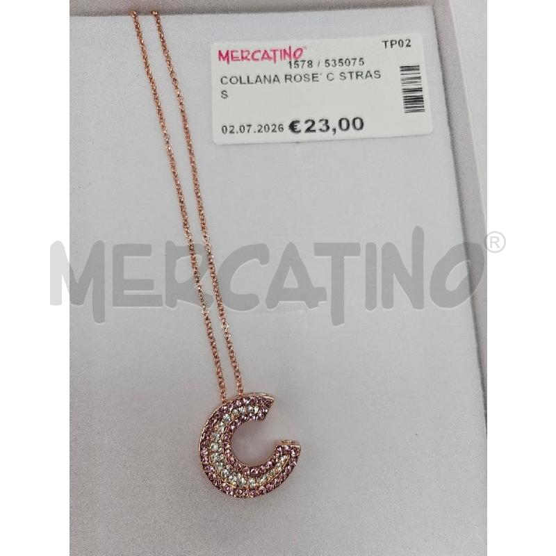 COLLANA ROSE' C STRASS | Mercatino dell'Usato Marsala 1
