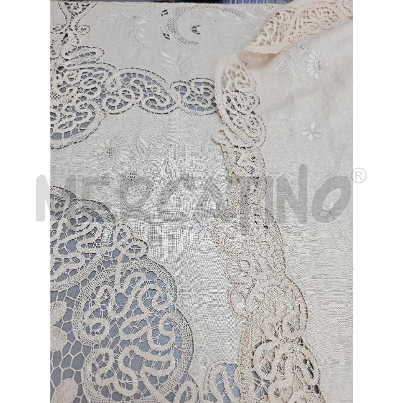 COPRI LETTO BEIGE RICAMATO | Mercatino dell'Usato Marsala 5