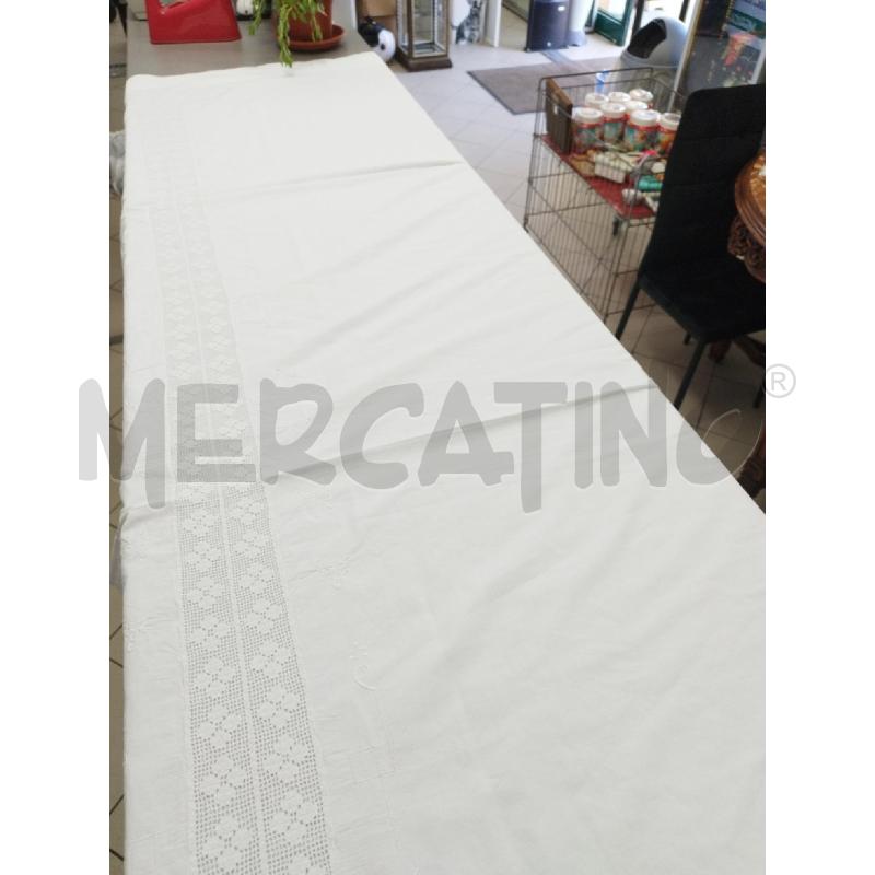 LENZUOLO MATRIMONIALE BIA STISCIA FILÈ FEDERE PI SOPRA  | Mercatino dell'Usato Marsala 1