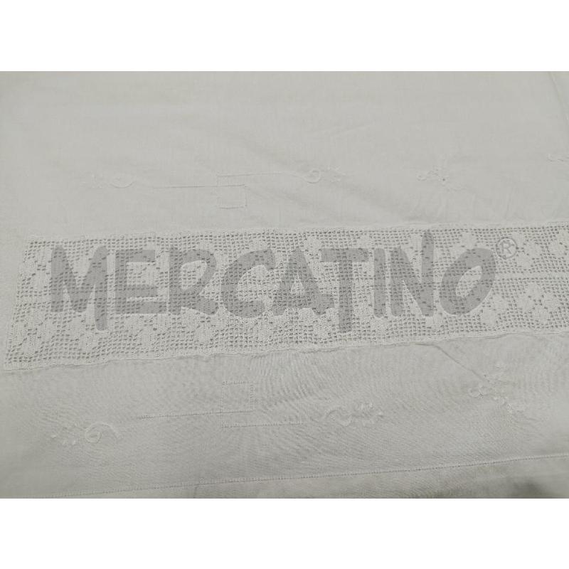 LENZUOLO MATRIMONIALE BIA STISCIA FILÈ FEDERE PI SOPRA  | Mercatino dell'Usato Marsala 3