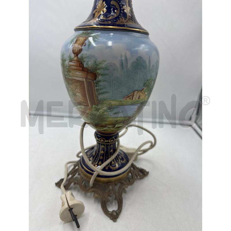 LUME IN CERAMICA DIPINTO CON BOCCIA  | Mercatino dell'Usato Marsala 5