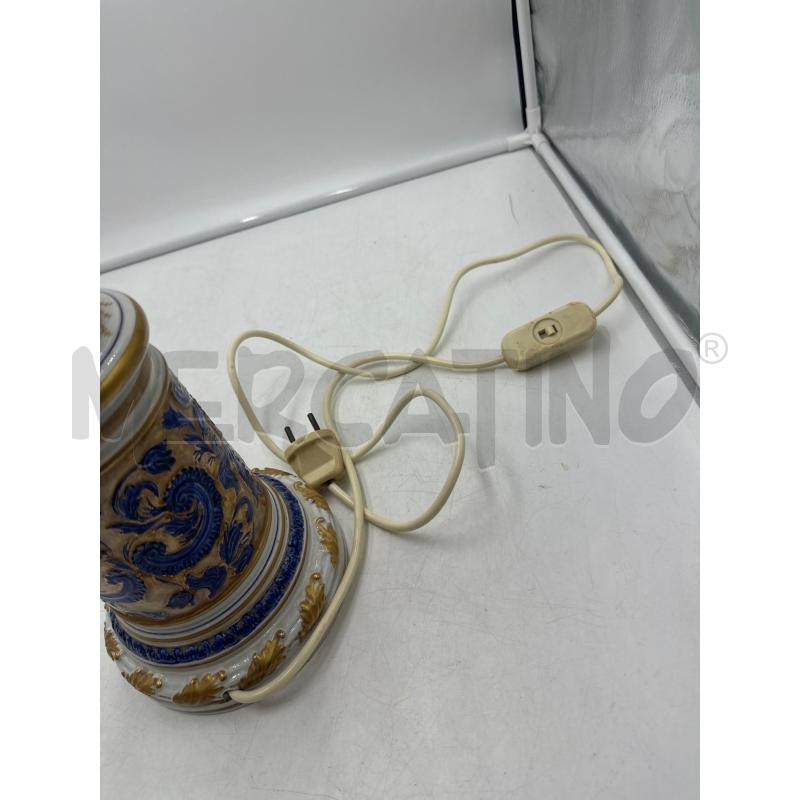 LUME IN CERAMICA DOR E BLU SEVRES | Mercatino dell'Usato Marsala 4