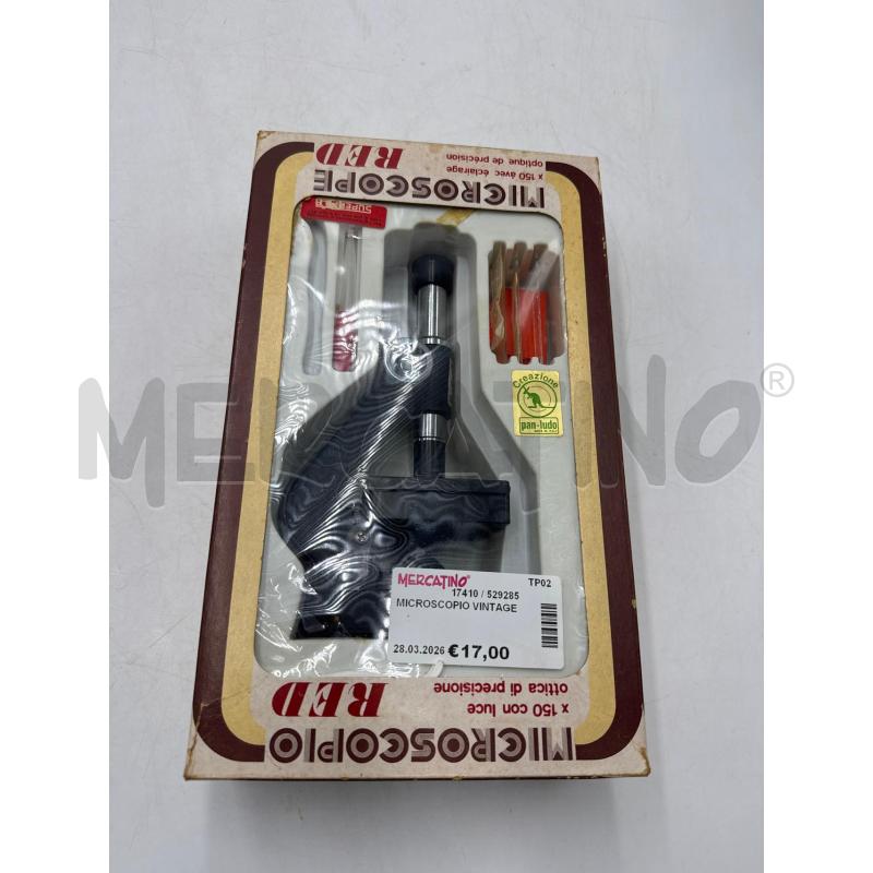 MICROSCOPIO VINTAGE | Mercatino dell'Usato Marsala 1
