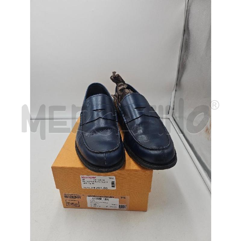 MOCASSINI UOMO BLU  | Mercatino dell'Usato Marsala 1