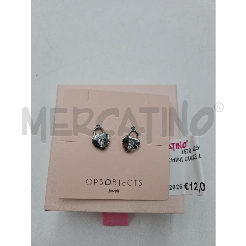 ORECCHINI CUORE LUCCHETTO | Mercatino dell'Usato Marsala 1