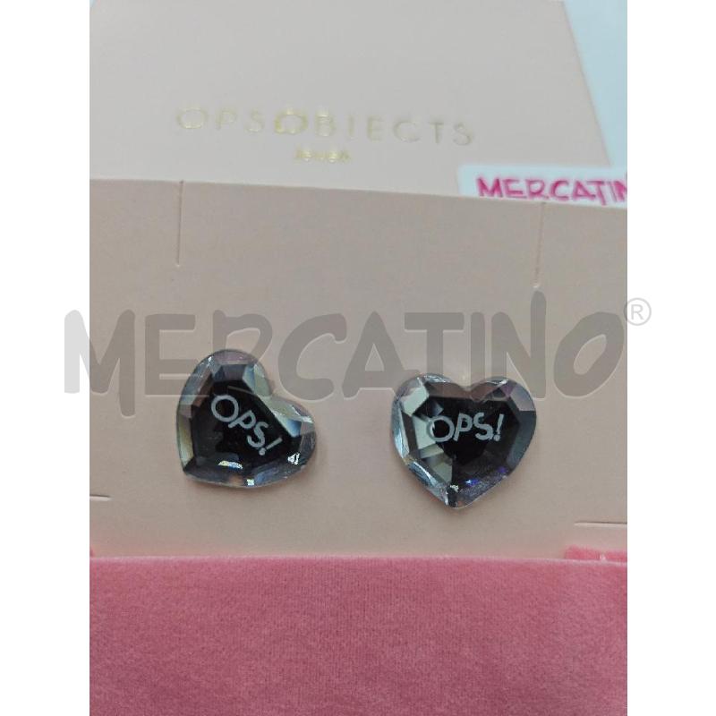 ORECCHINI CUORE TRASP. | Mercatino dell'Usato Marsala 2