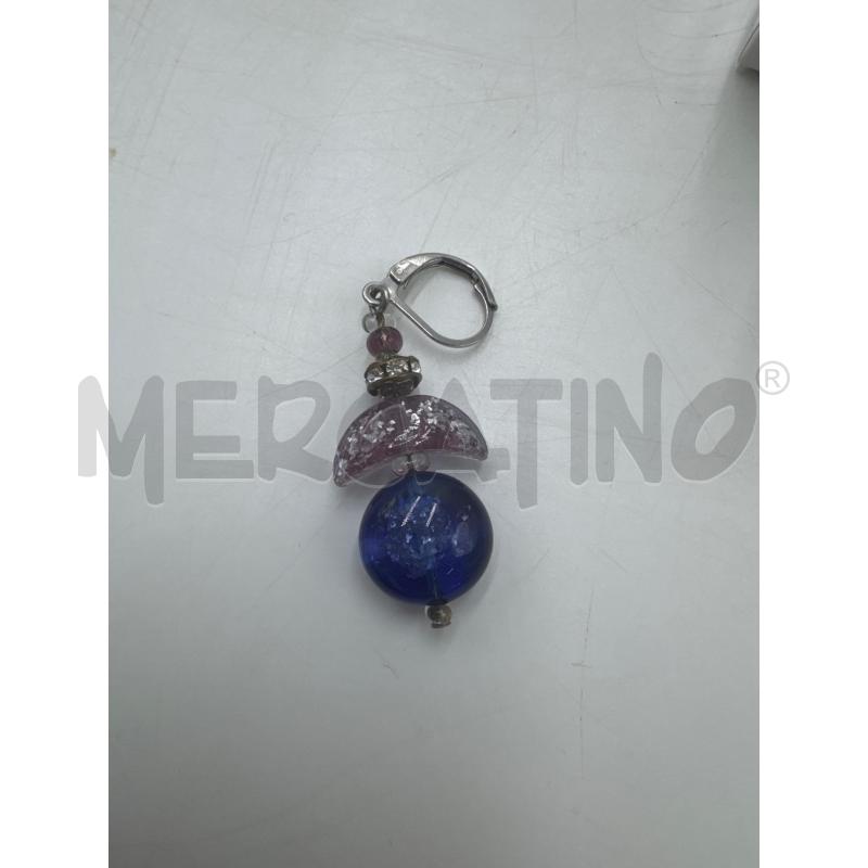 ORECCHINI GLICINE VIOLA ANTICA MURRINA | Mercatino dell'Usato Marsala 3