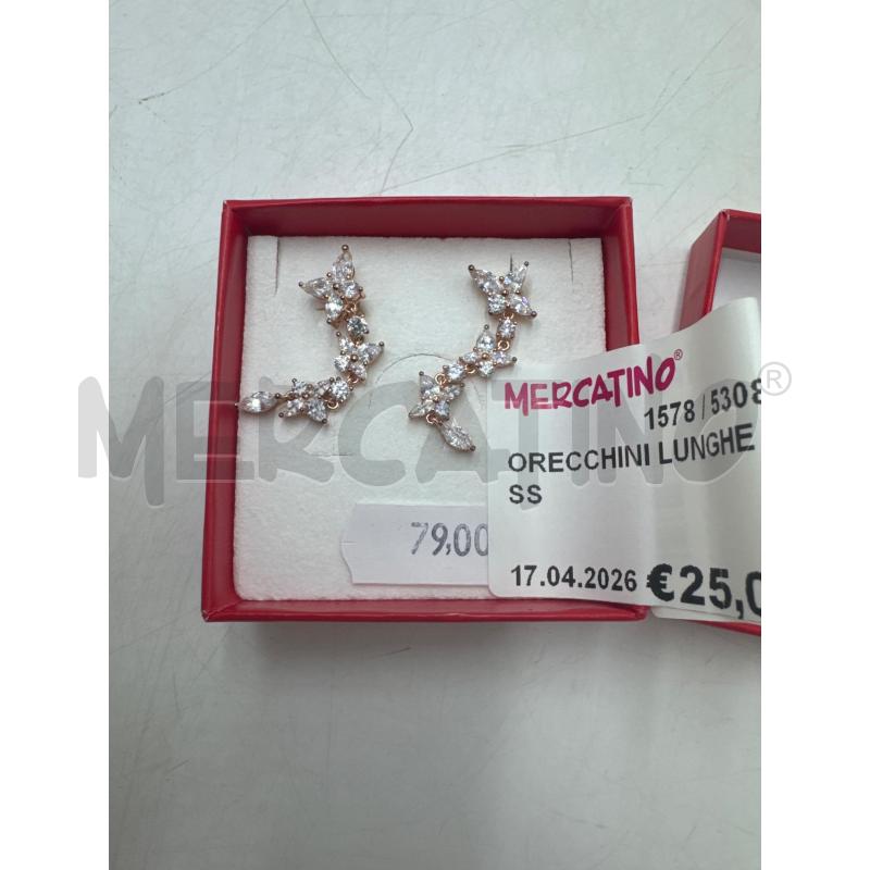 ORECCHINI LUNGHE STRASS | Mercatino dell'Usato Marsala 2