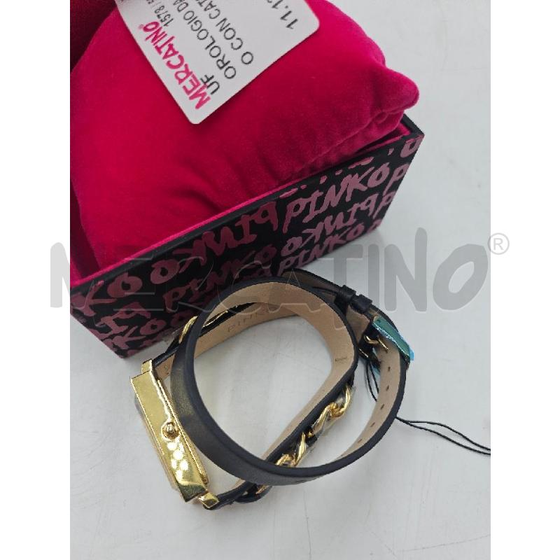 OROLOGIO DA POLSO NERO CON CATENA | Mercatino dell'Usato Marsala 2