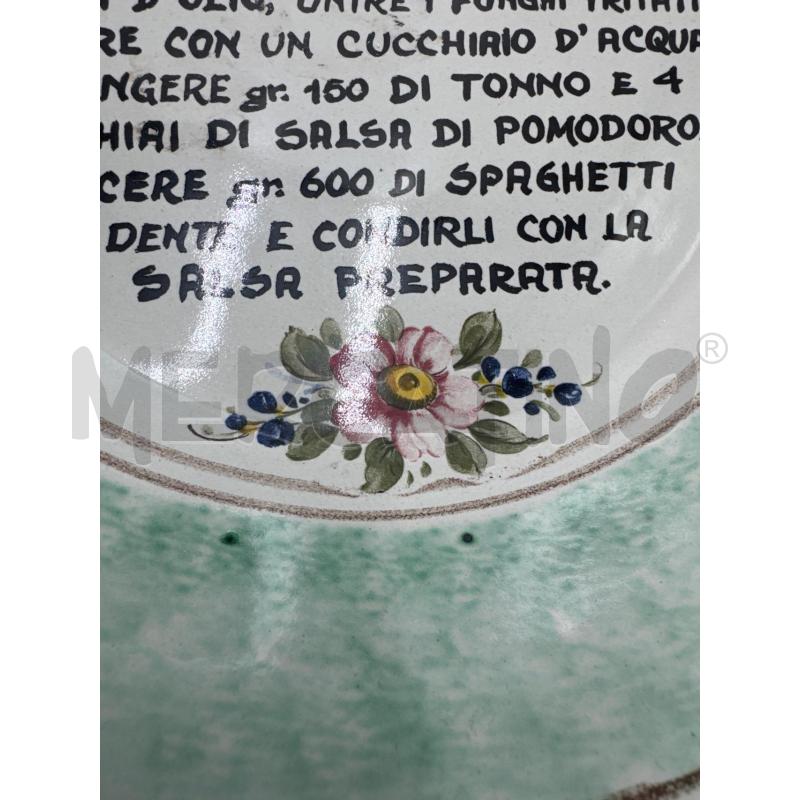 PIATTO IN CER LA SPAGHETTATA | Mercatino dell'Usato Marsala 5