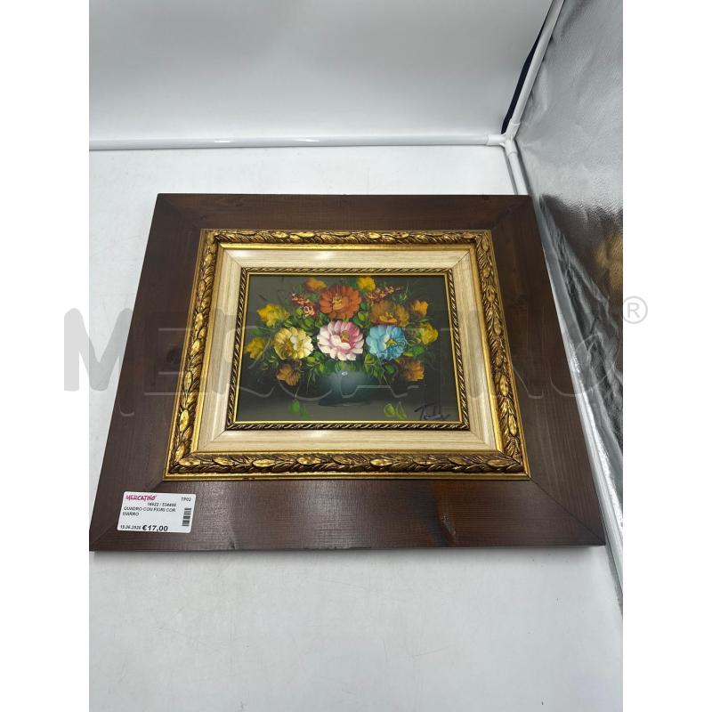 QUADRO CON FIORI COR MARRO  | Mercatino dell'Usato Marsala 1