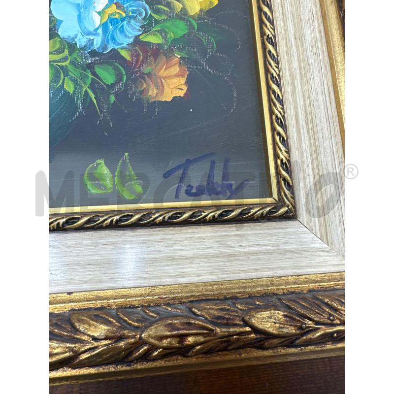 QUADRO CON FIORI COR MARRO  | Mercatino dell'Usato Marsala 4