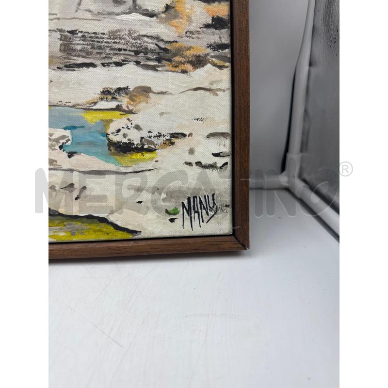 QUADRO IN PITTURA FIRMATO MANU | Mercatino dell'Usato Marsala 3
