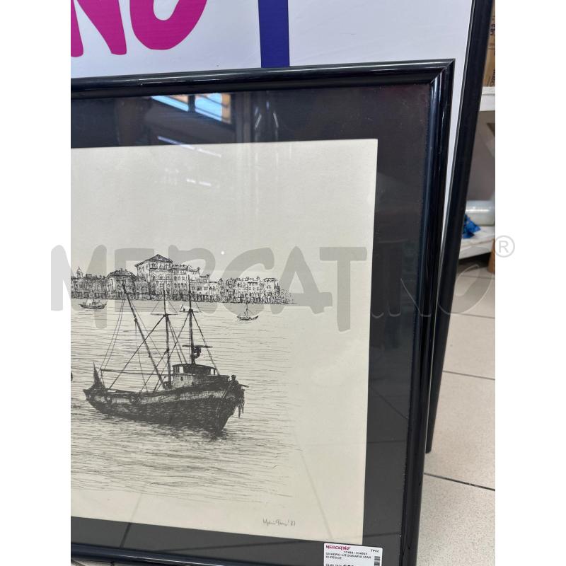 QUADRO LITOGRAFIA MARIO PESCE | Mercatino dell'Usato Marsala 2