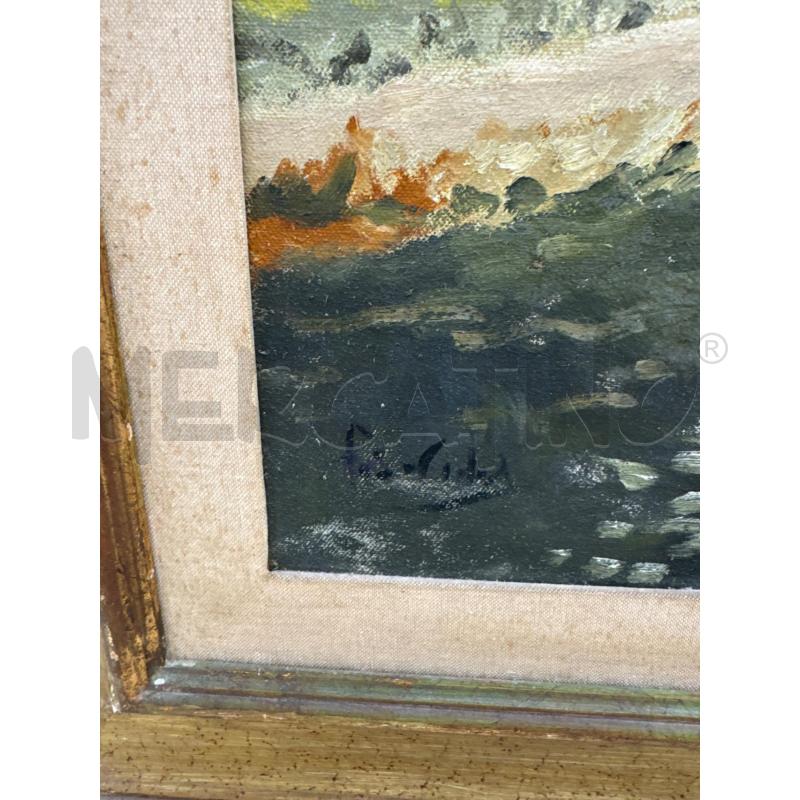 QUADRO PAESAGGIO IN PITTURA | Mercatino dell'Usato Marsala 4