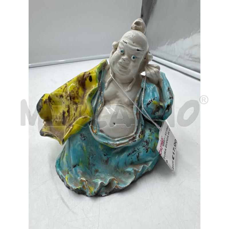 SCULTURA BUDDA IN CERAMICA  | Mercatino dell'Usato Marsala 1
